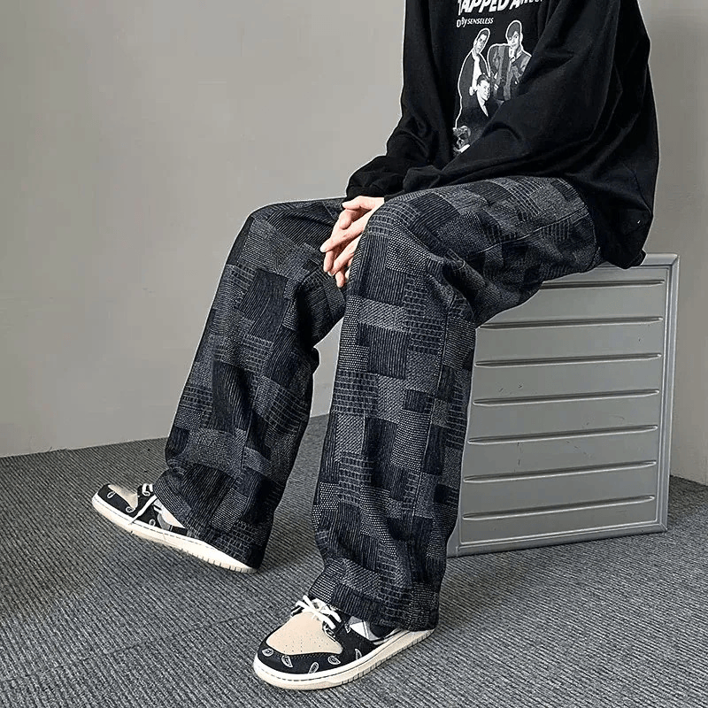 Mosaic Jean Joggers
