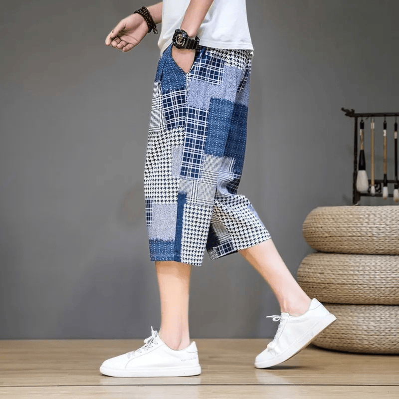 Patchwork Shorts