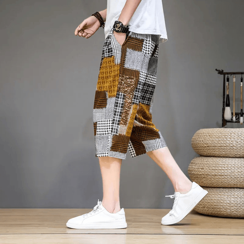 Patchwork Shorts