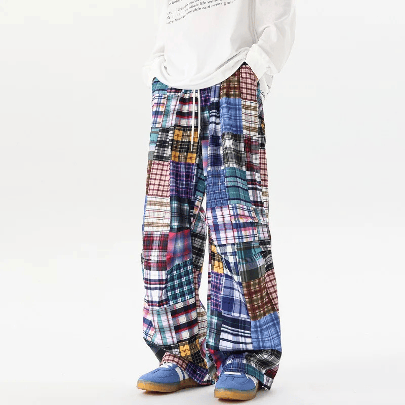 Patchwork Relaxed Pants