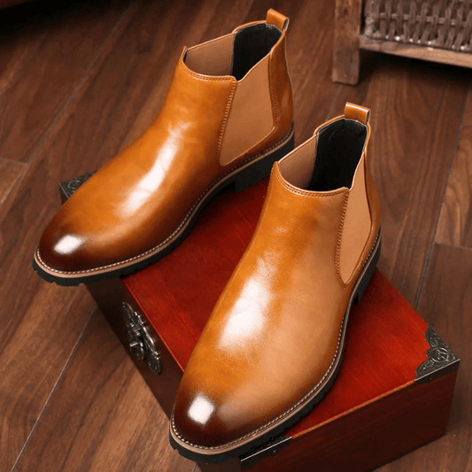 Burnished Chelsea Boots