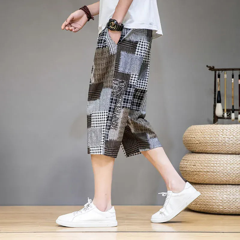 Patchwork Shorts