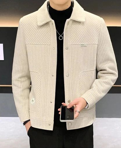 Signature Herringbone Jacket