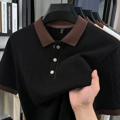 Arden Crest Knit Polo