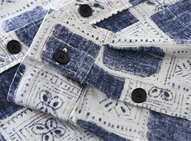 Mosaic Button-Up Shirt